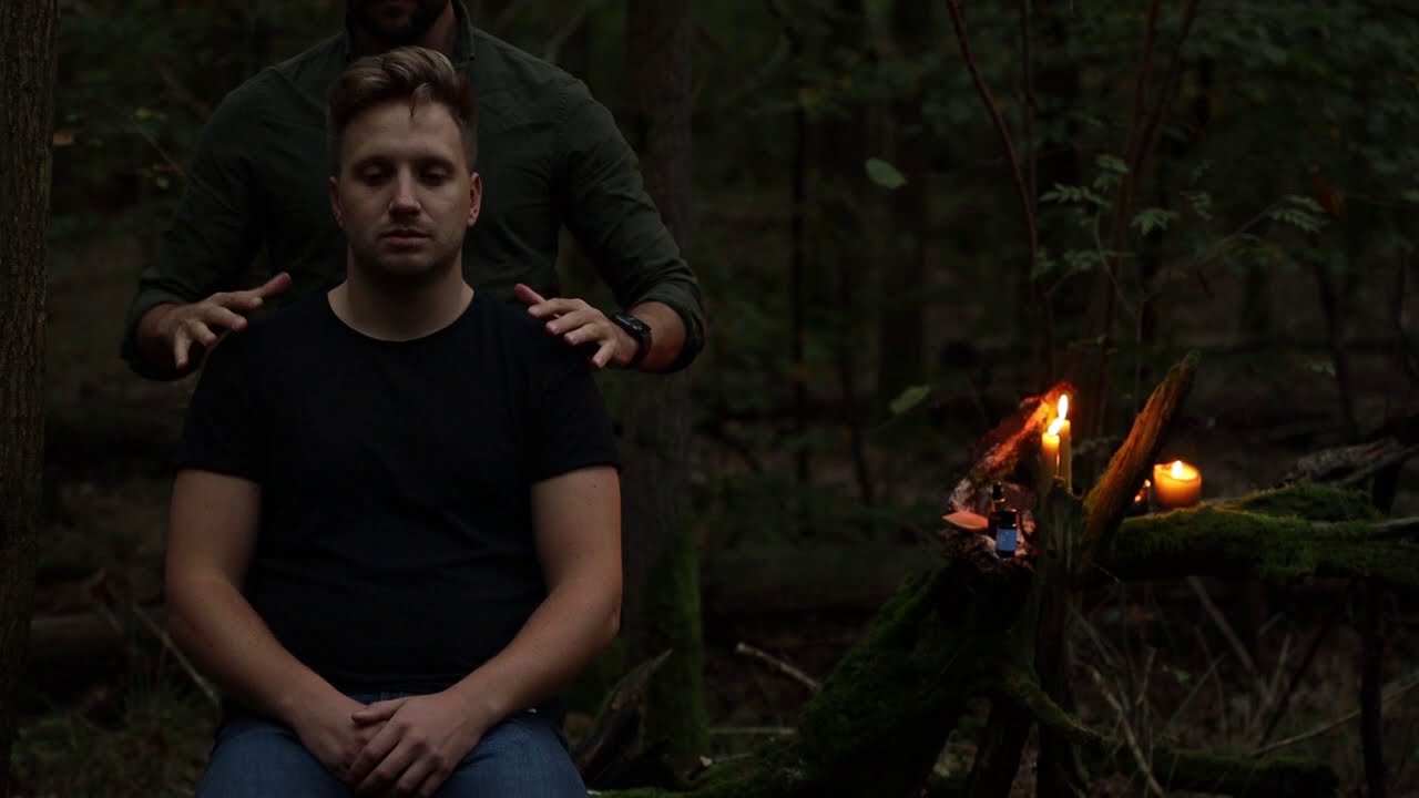 ASMR Relaxing Autumn Forest. Restart massage  with a little whispering and natural essential oil.