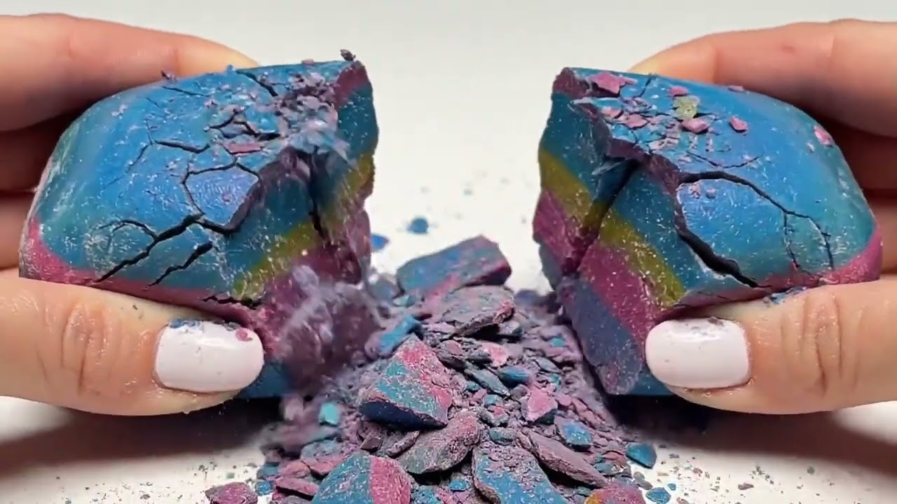 Pure Soap Breaking Therapy 😌 #asmr #soap #broke #oddlysatisfying #shorts 