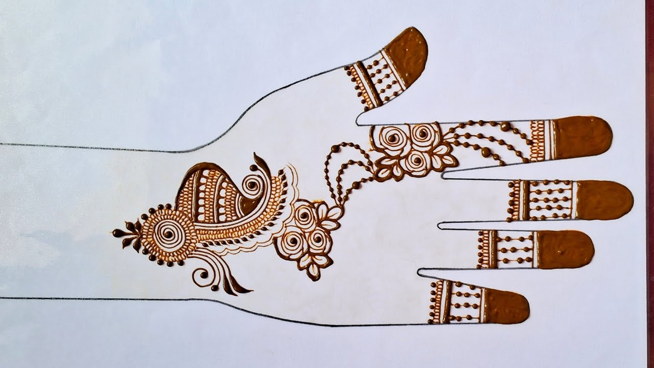 Beautiful arebic mehndi design 🌸🍃 | Mehndi by Darshna | #artist #mehndi #art #mehndiart 