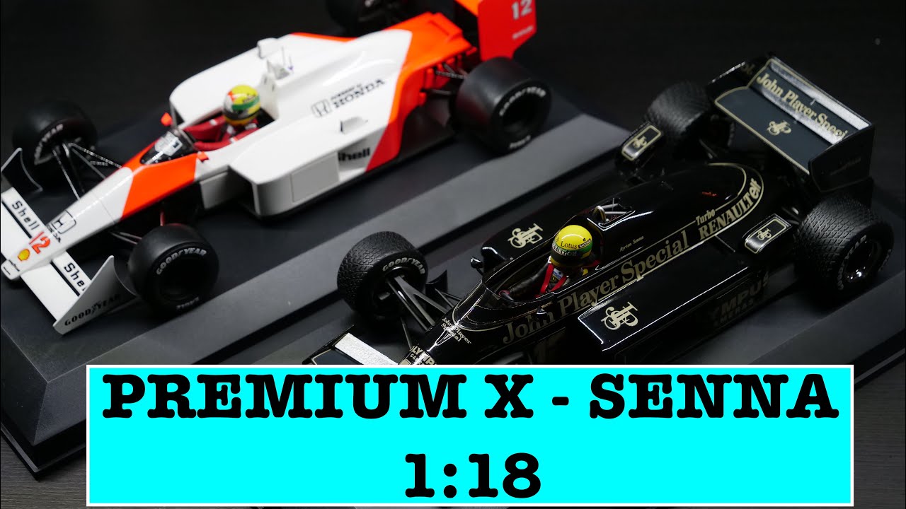 Unboxing PremiumX - HONDA MCLAREN MP4/4 and LOTUS 97T - Senna