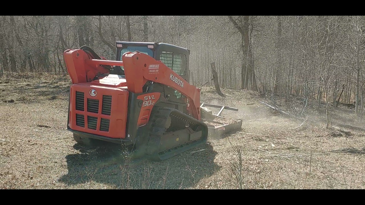 Let the Fun Begin - Jenkins Super Duty Direct Drive Brush Mower on a Kubota SVL90-2