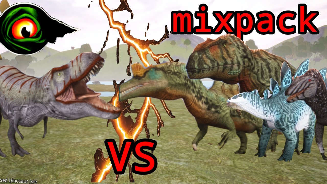 T rex 🦖Eliminating mix packs 🤯 |the cursed isle 