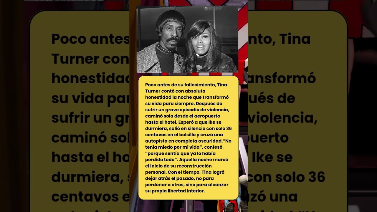La noche en que Tina Turner lo perdió todo y se liberó