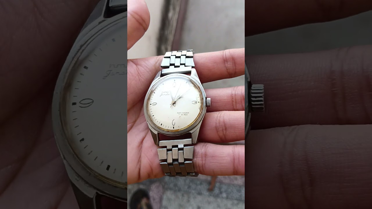 Vintage HMT ganata 17 Jewels antique watch 