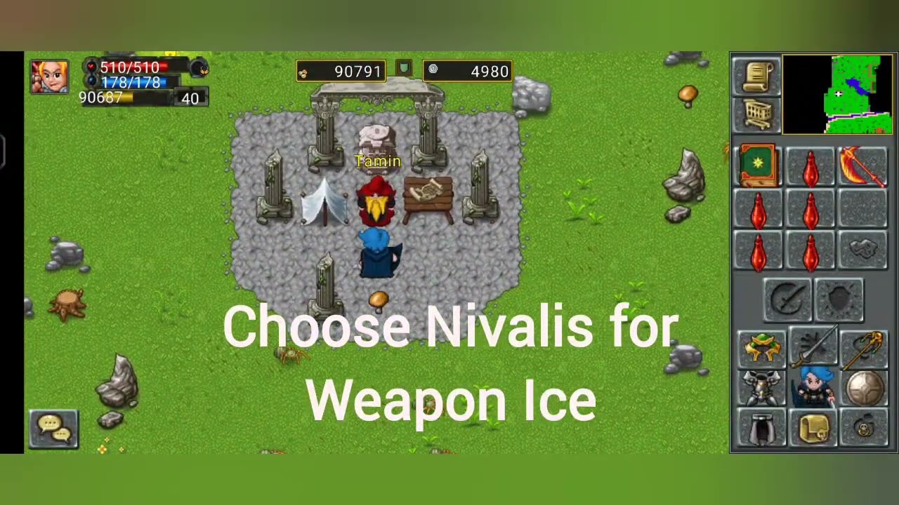 TibiaMe New w38 - Quest Weapon 69 ICE