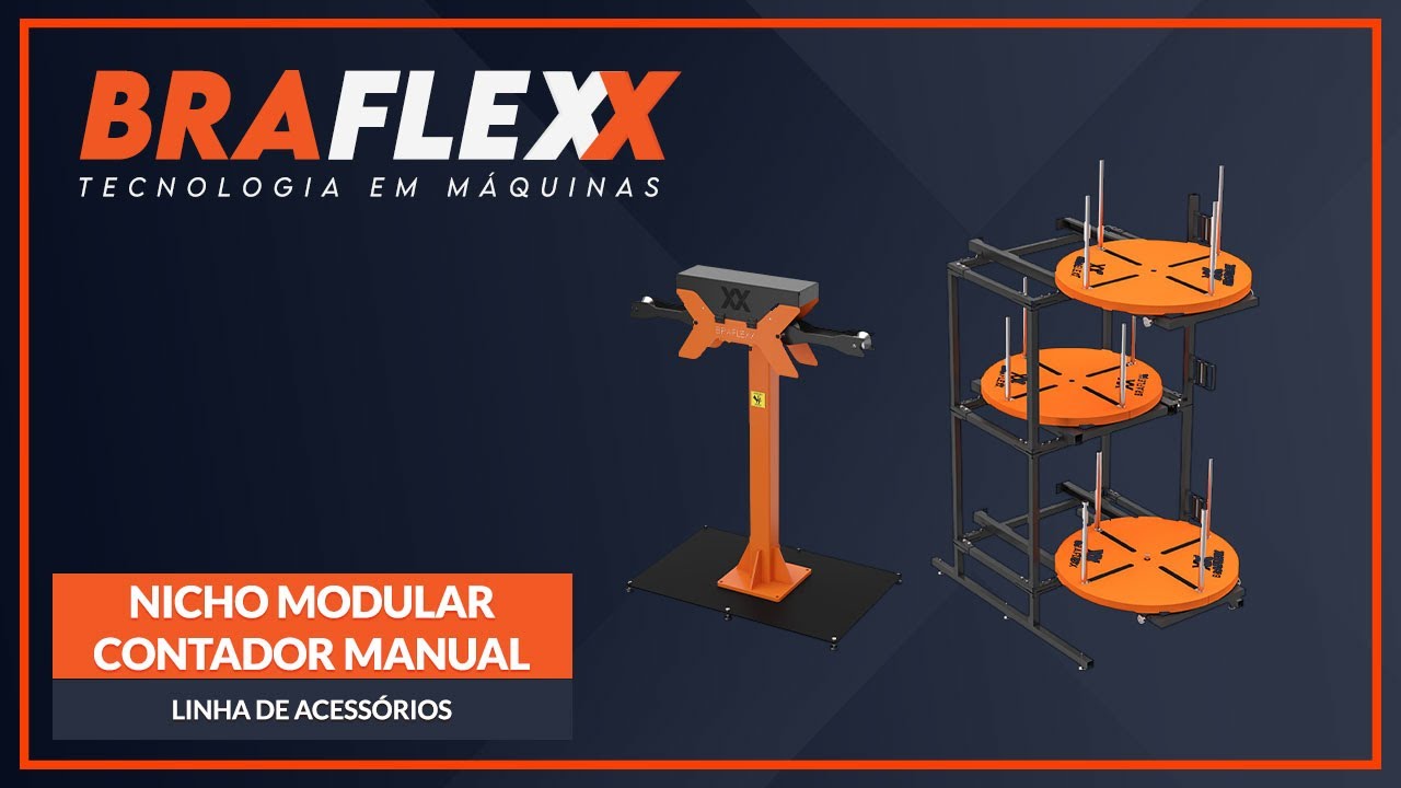 Braflexx - Nicho Modular e Contador Manual