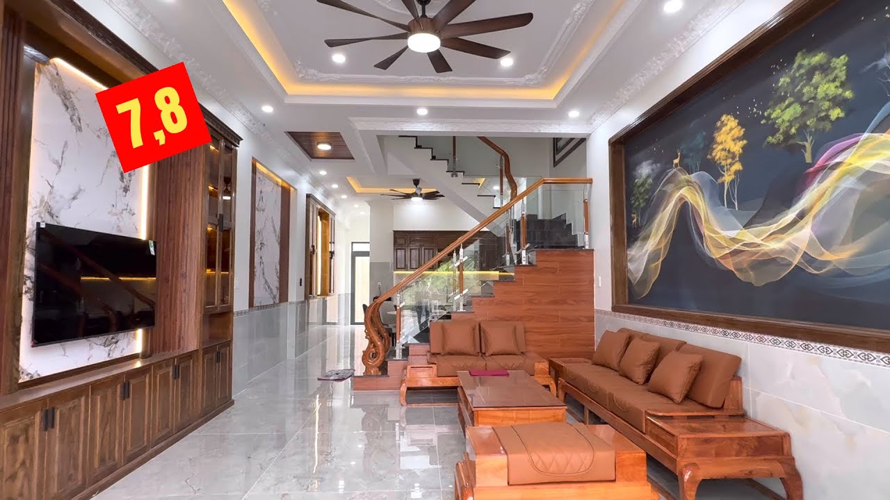 Nhà Đẹp Hôm Nay - Mẫu Nhà Đẹp 5x 25M Trị Giá 7,8 TỶ Tại Đông Hoà, Hồ Chí Minh