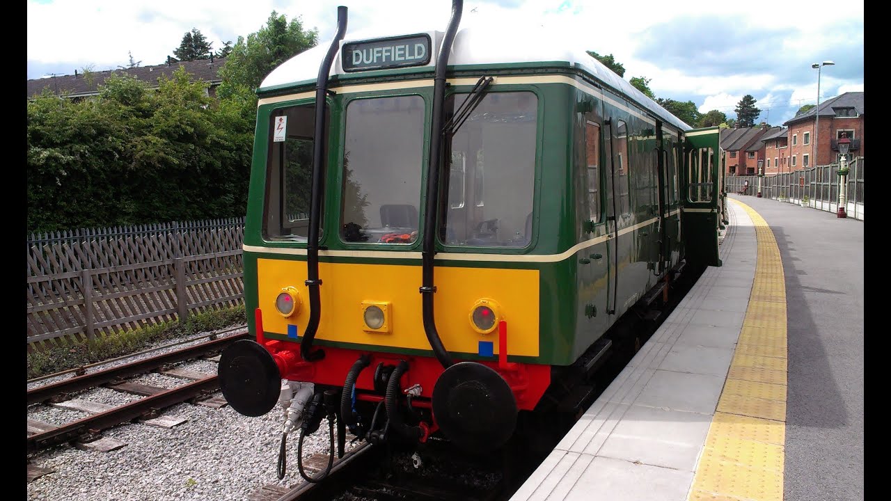 A Ride on Class 122 DMU W 55006 14.20 Wirksworth to Duffield 15/06/2013