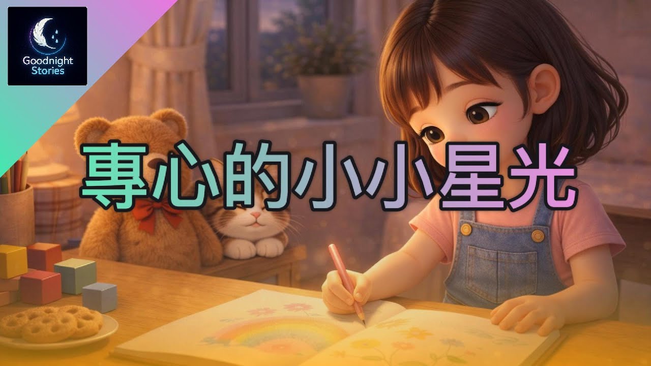 【霓霓的奇幻之旅】《專心的小小星光》｜睡前療癒故事｜助眠放鬆・溫柔低語 #睡前故事
