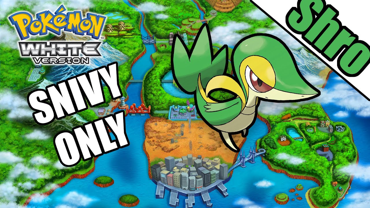 Can You Beat Pokemon White With Only a Snivy? - Pokemon Challenge!