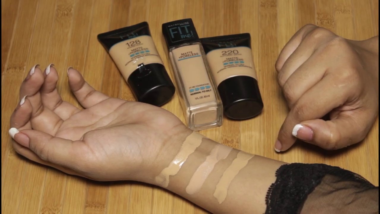 Maybelline Fit me! matte + Poreless foundation Review/Use How to apply Foundation in (urdu/hindi)