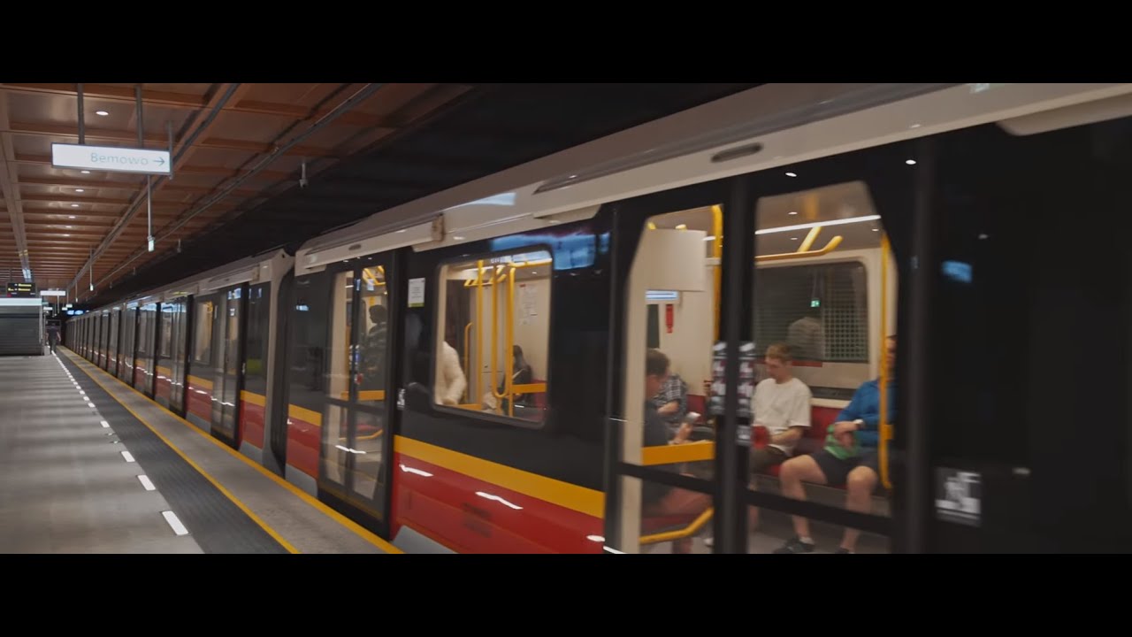 Poland, Warsaw, Metro night ride from Ulrychów to Bemowo