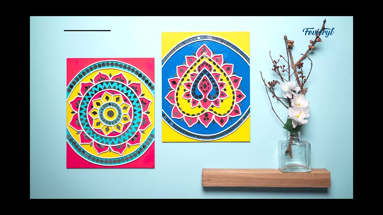 Fevicryl Hobby Ideas | Art Of India - Lippan Art Kit | Indian Art Form | All Inclusive DIY Kit