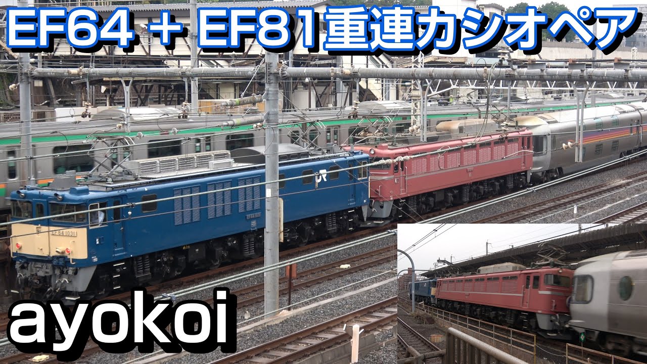 さよならE26系カシオペア EF64+EF81重連 ラストラン