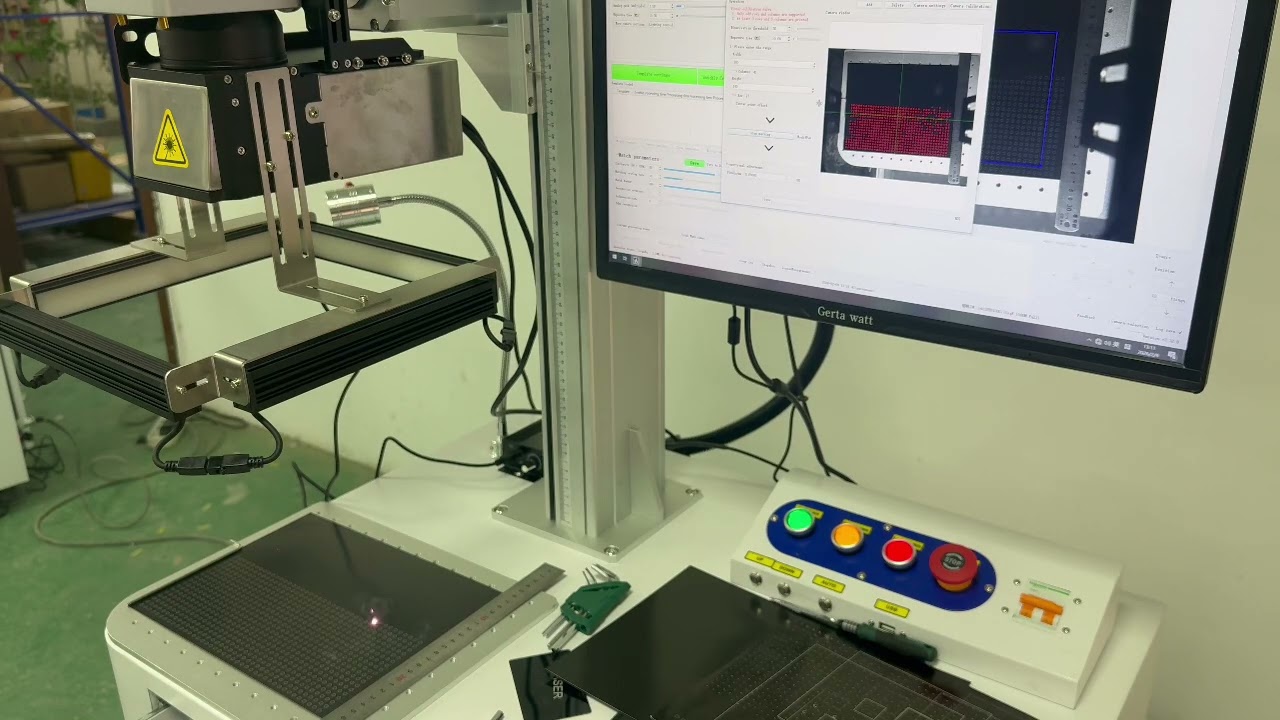 LASER MARKING MACHINE WITH CAMERA WORKS 