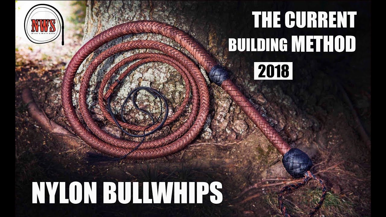 My Current Nylon/Paracord Bullwhip Making Method 2018 | Nick's Whip Shop