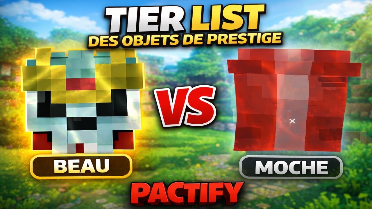 CLASSEMENT DES OBJETS DE PRESTIGE PACTIFY PAR BEAUTÉ