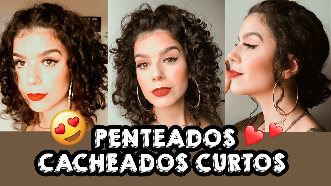 3 PENTEADOS PARA CABELO CURTO