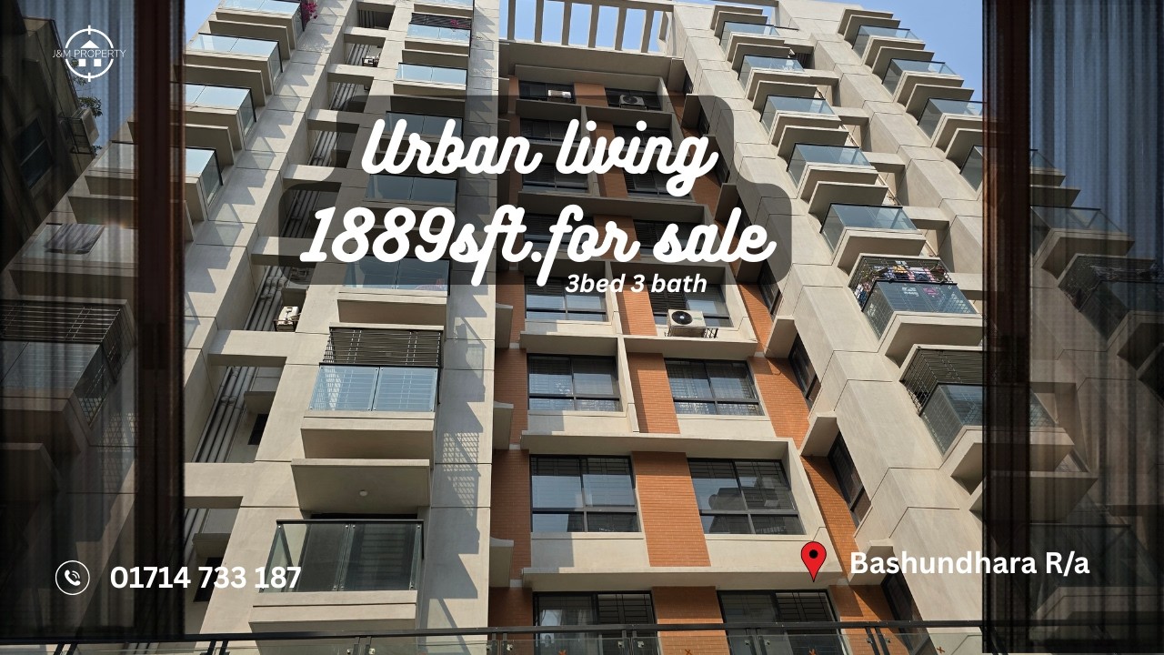 Brand new south facing 1889sft. flat for sale at Bashundhara R/A.J&M PROPERTY ID1925050