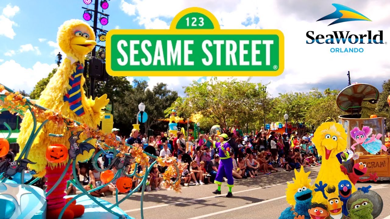 Spooky Sesame Street Parade: Halloween Fun at SeaWorld Orlando!