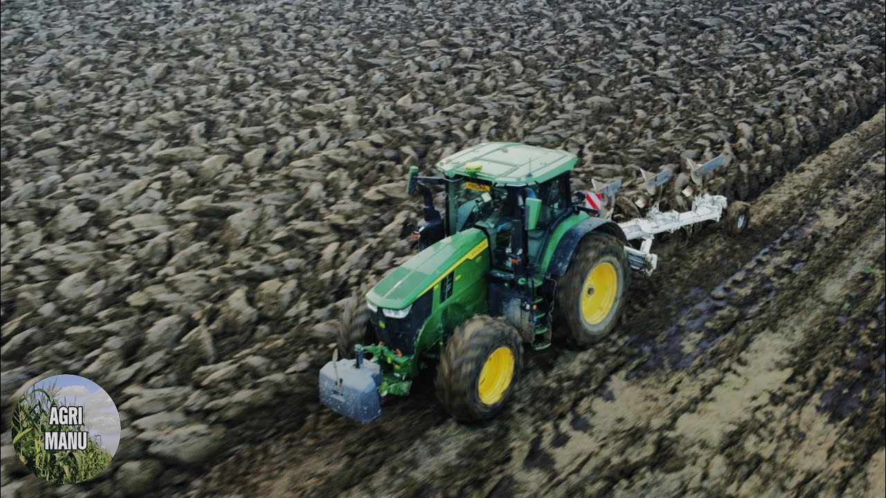 ARATURA DIFFICOLTOSA!! JOHN DEERE 7R 330 AL LAVORO | Az. Agr. Il Gabbiano 
