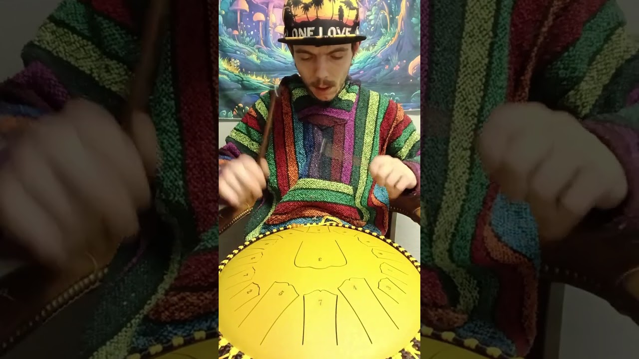 Song 🎵 Called Tropical Orange on my 15.7 Inch Tongue Drum 🥁 