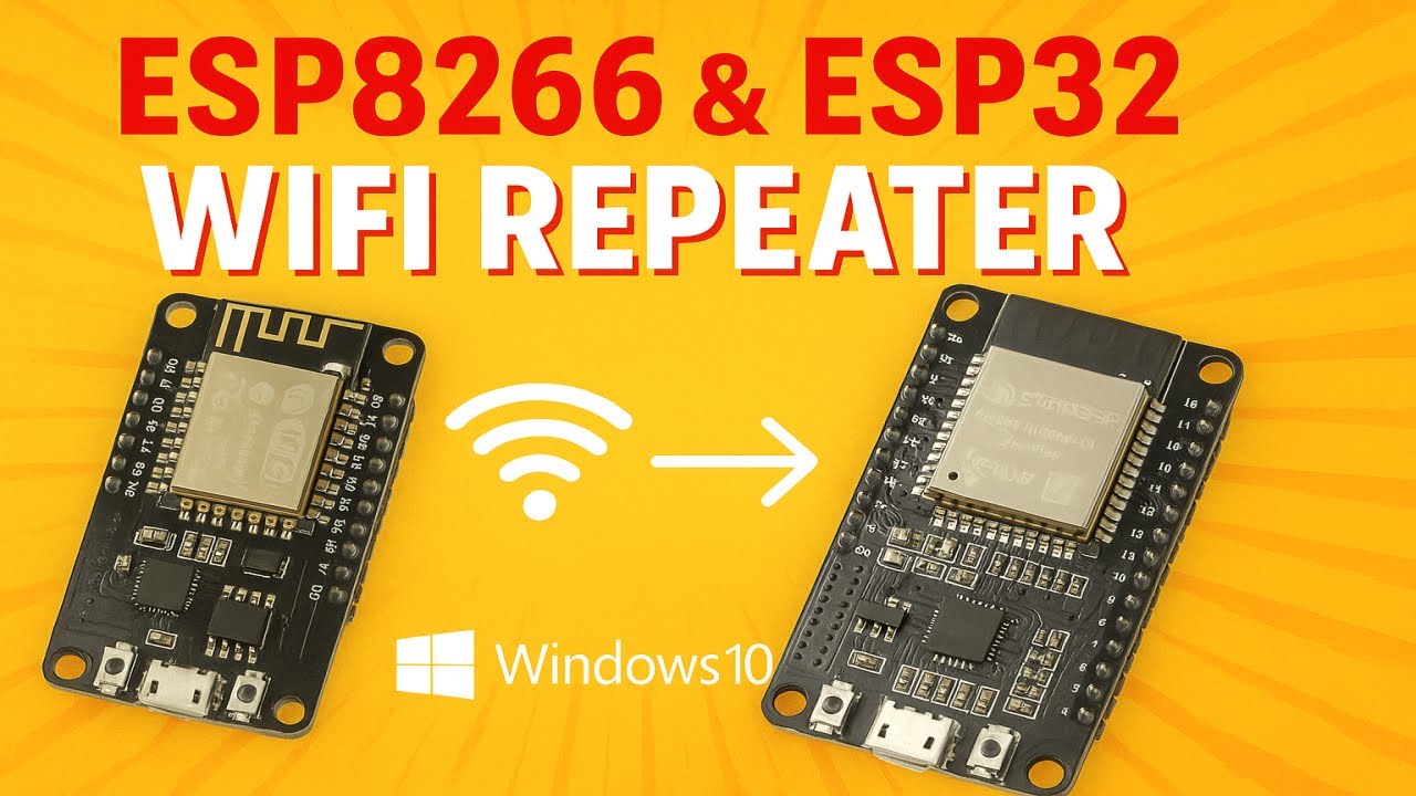 Make a Wi-Fi Repeater with ESP8266/ESP32 | No Extra Router Needed!