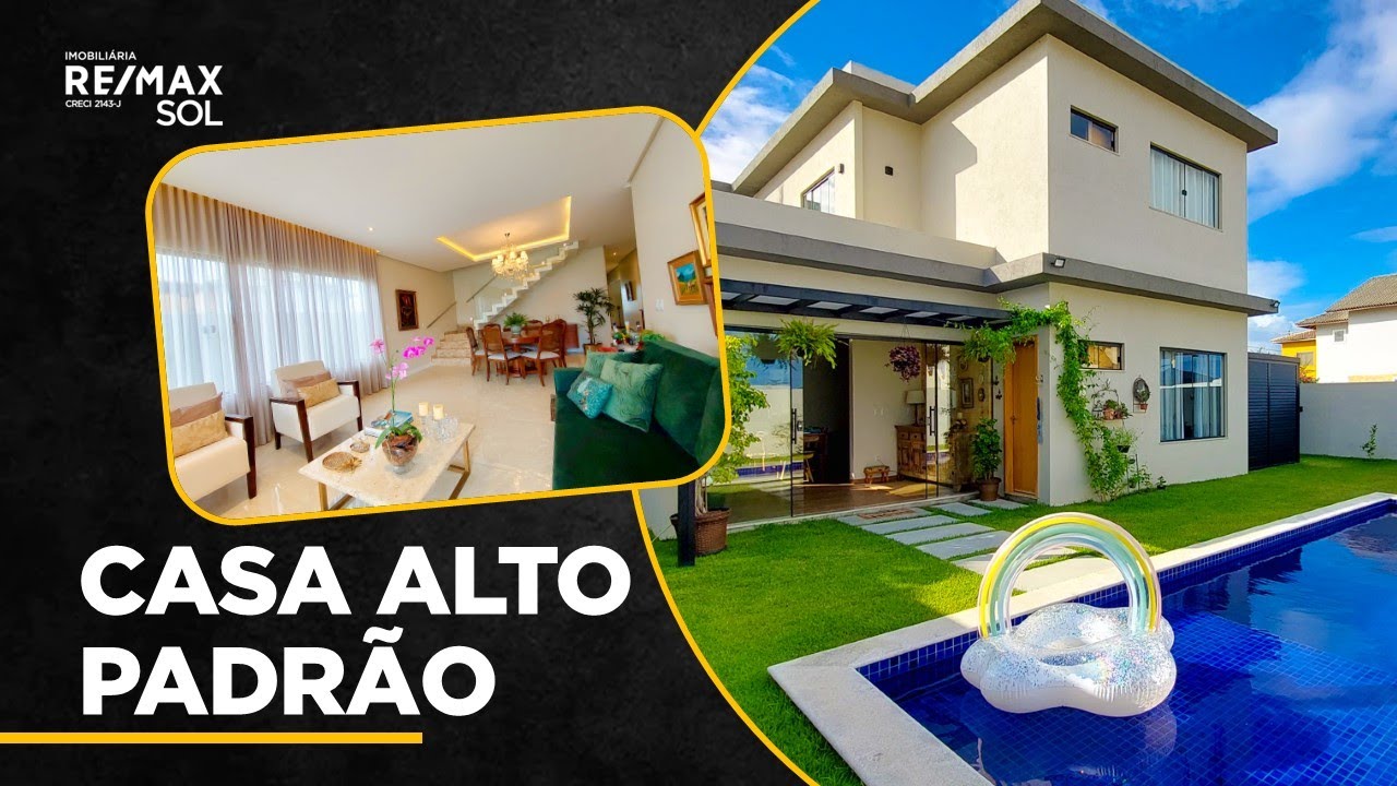 CASA EM BARRA DE JACUÍPE - CANTO DO SOL - COM 6 QUARTOS