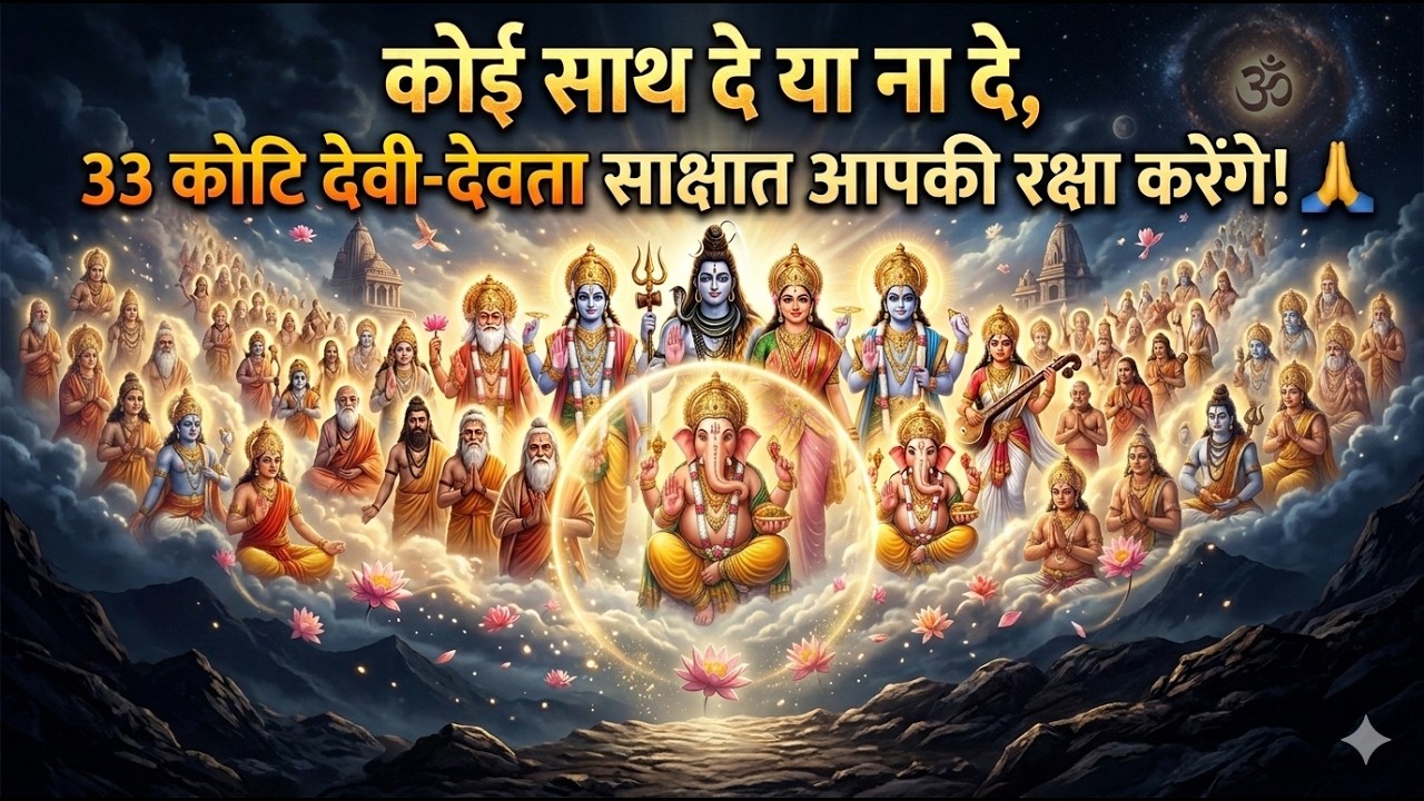 कोई साथ दे या ना दे, 33 कोटि देवी-देवता साक्षात आपकी रक्षा करेंगे! 🙏 Powerful Stuti