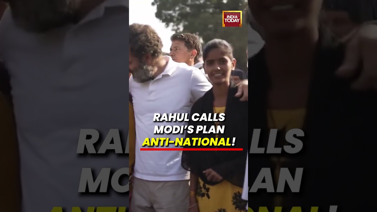 Rahul calls Modi&rsquo;s plan ANTI-NATIONAL! #rahulgandhi #castecensus #obc #pmmodi #bjp #congress #shorts