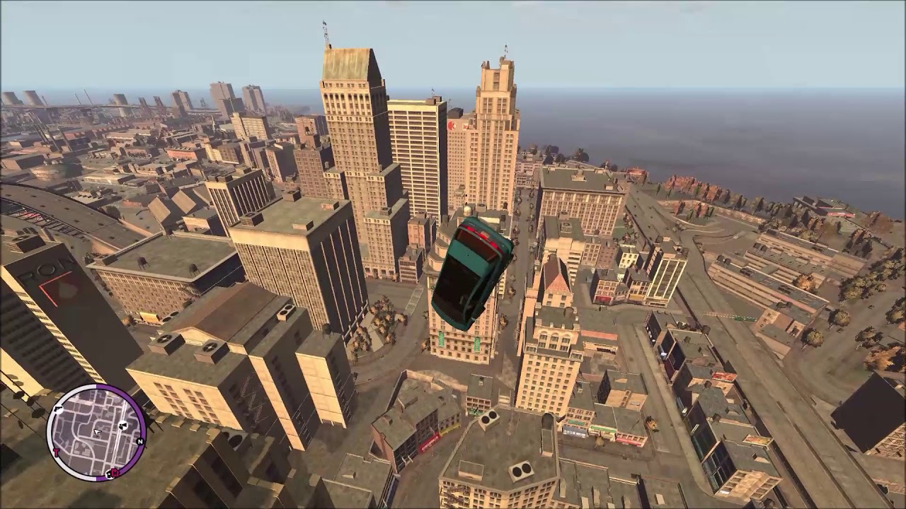 Grand Theft Auto 4 atomic bomb shockwave explosion mod