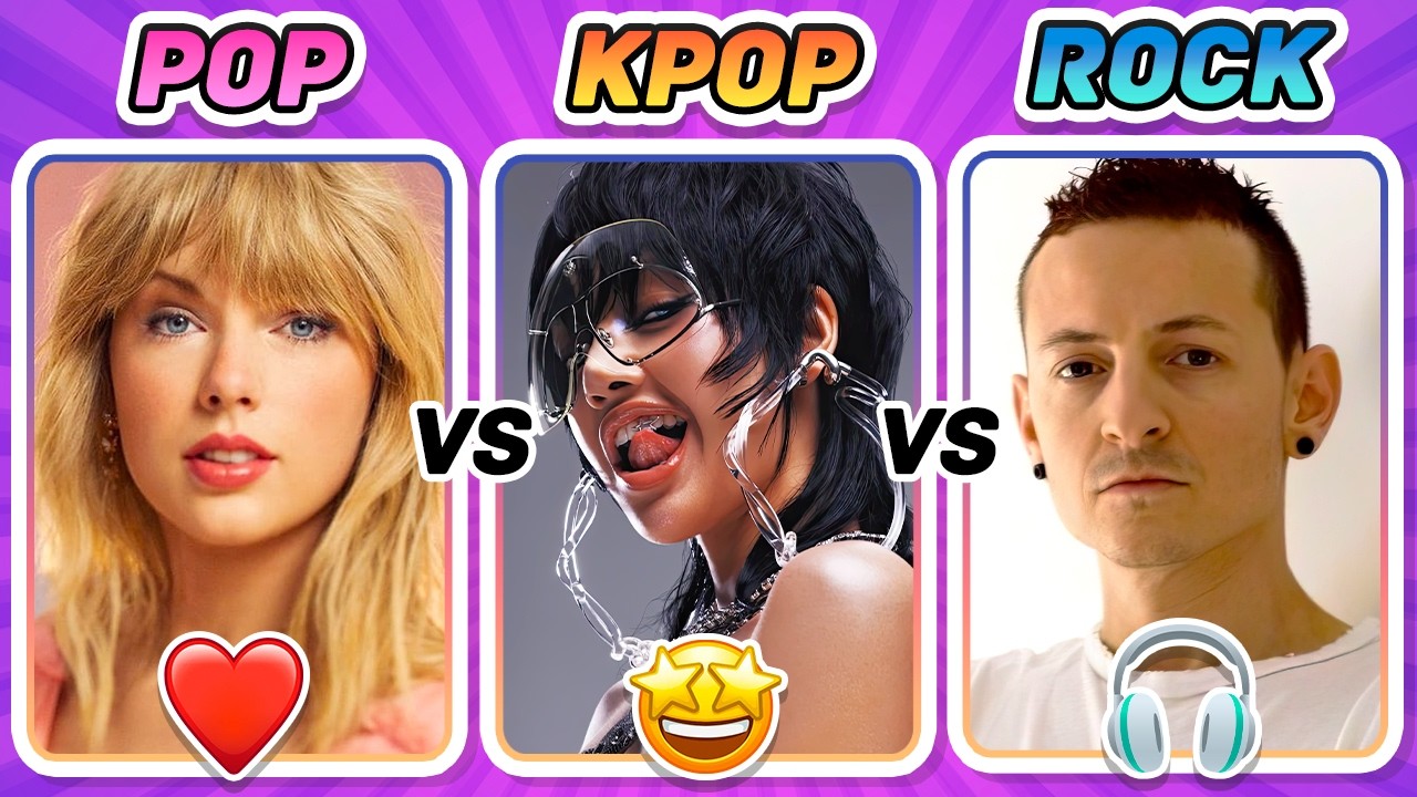 POP vs ROCK vs KPOP ✨🤩 Save One Song | Music Quiz Challenge