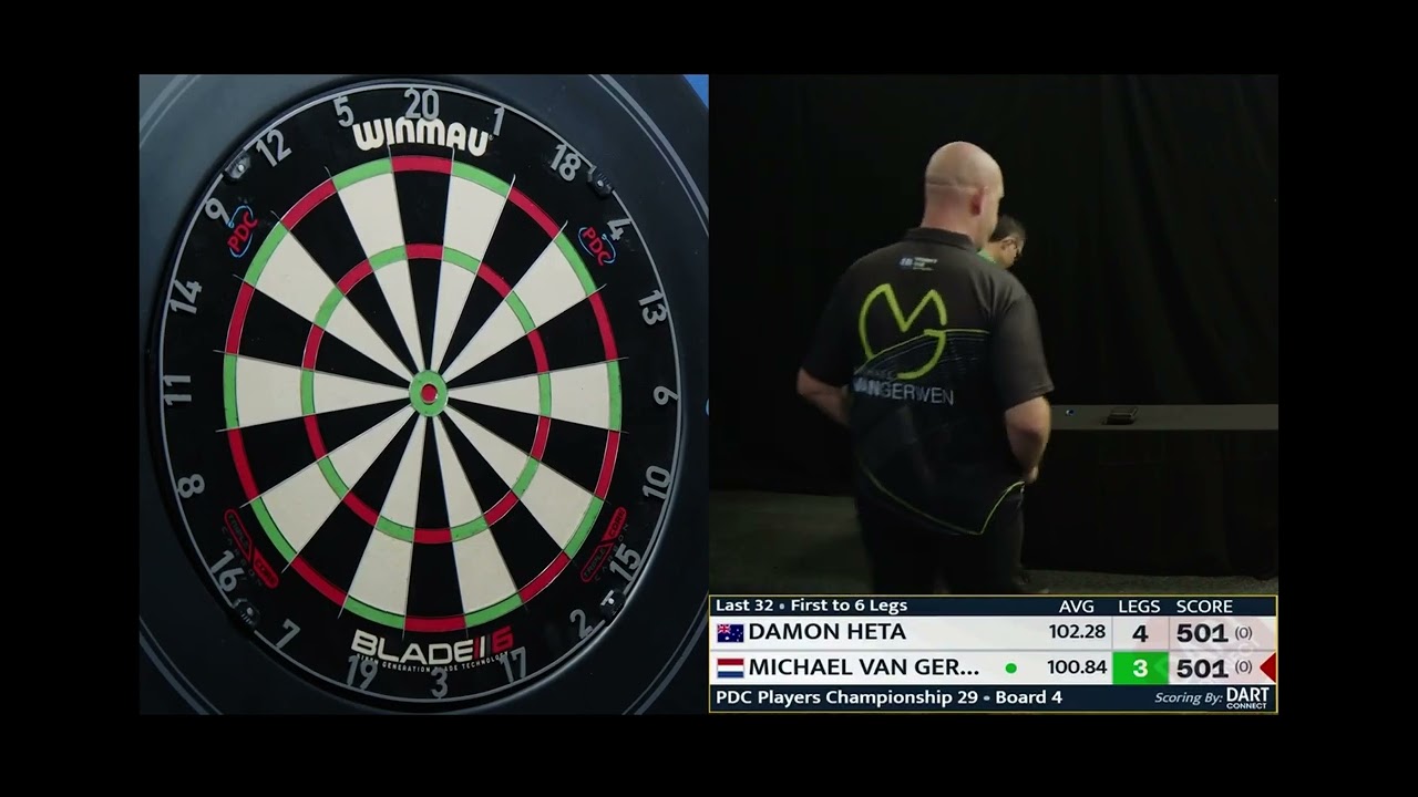 Michael Van Gerwen vs Damon Hera | Players Championship 29 2025 🎯