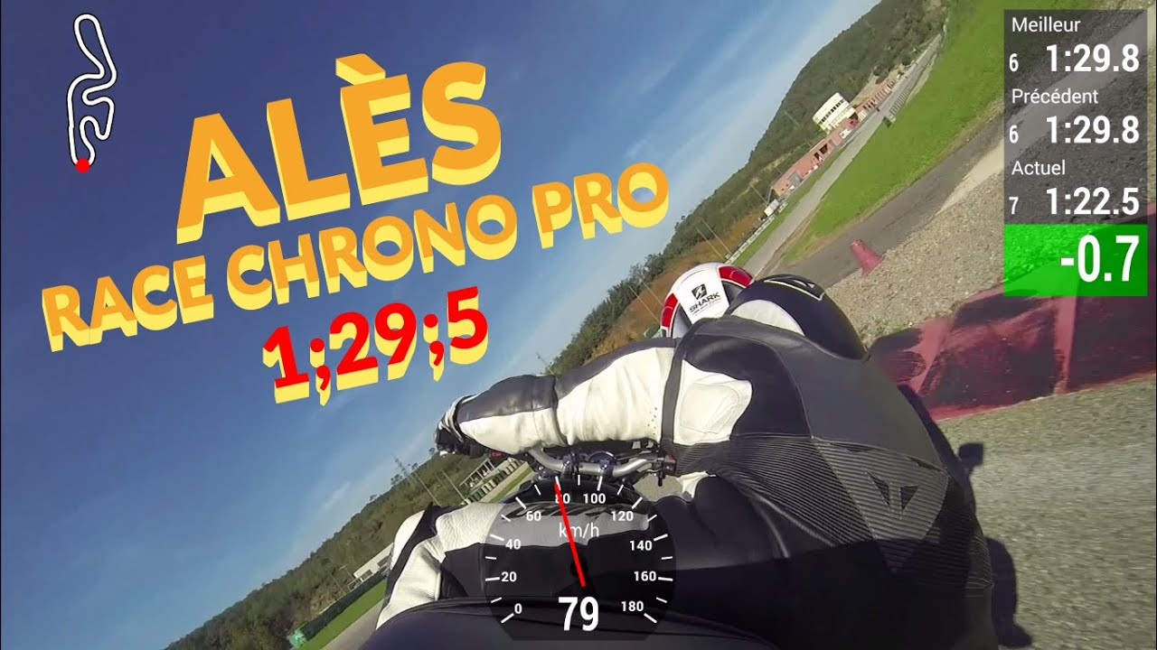 Ales Street Triple R - 1:29:5 - Race Chrono test