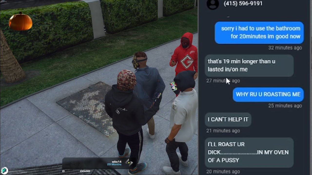 CG reads Curtis Messages about ERP texting w/ Penny & Admin Watching (HonathanTV)