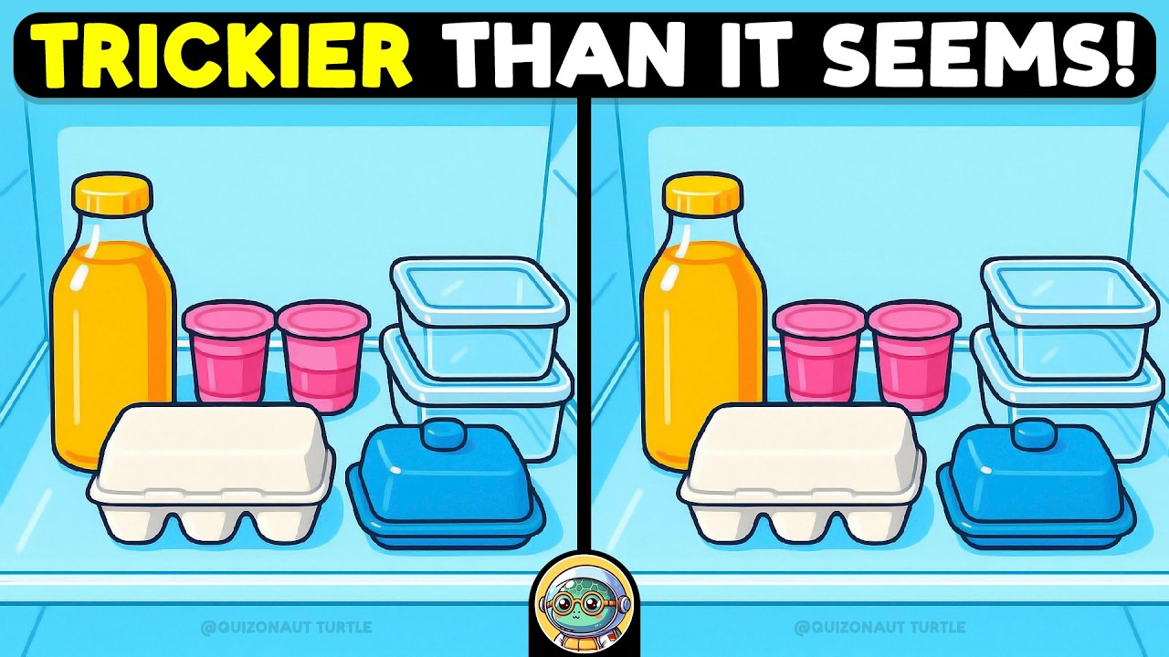 🐢🧩 Spot the Difference Challenge | Find Every Difference!🐢🧩 | Quizonaut Turtle