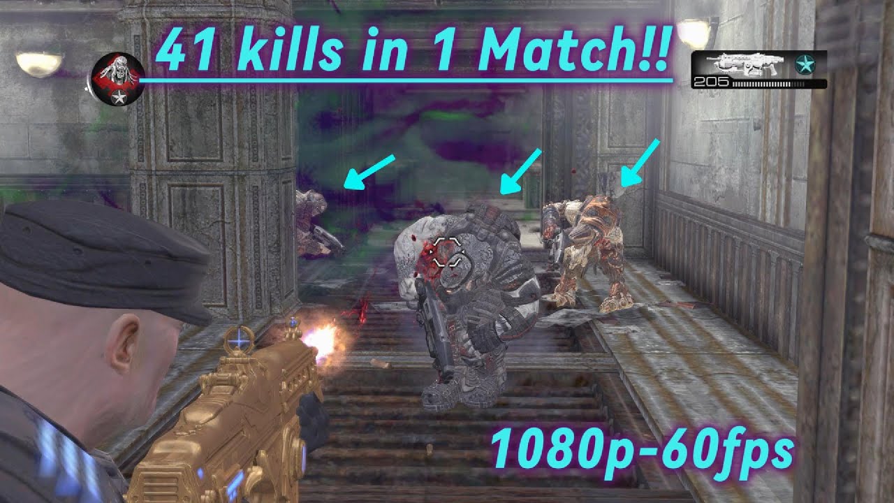 Gears of war 2: Ranked Guardian i Actually Got 41 Kills in 1 Match insane Gameplay!!!