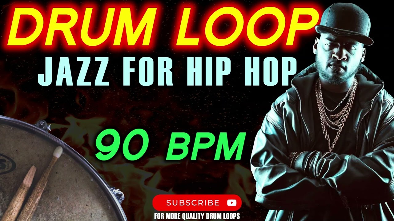 [FREE] Jazz Drum Loop For Hip Hop | 90 bpm