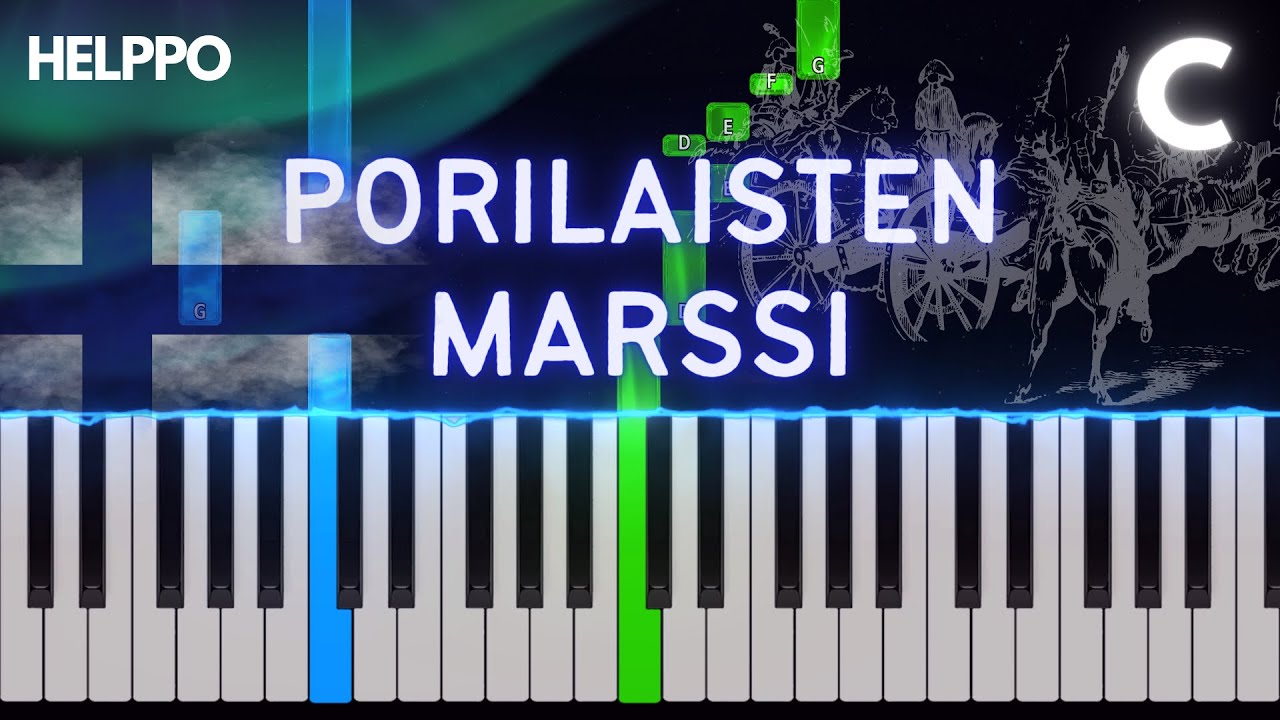 Porilaisten marssi | Helppo Piano Tutorial
