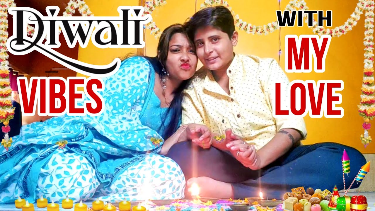 Diwali Vibes With My LOVE 💕 || Happy Diwali 🪔 #diwali2023 #lgbtqcouple #adiromi
