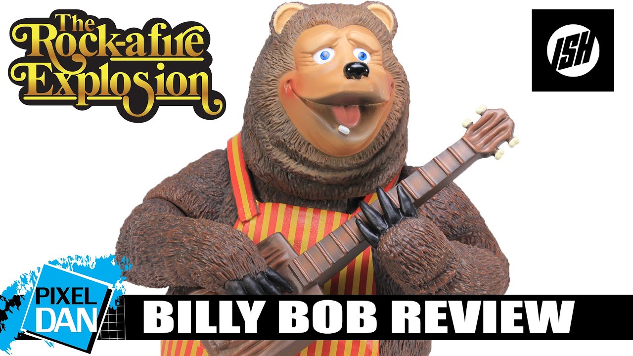 Billy Bob Brockali Deluxe Vinyl Figure Review | Rock-afire Explosion