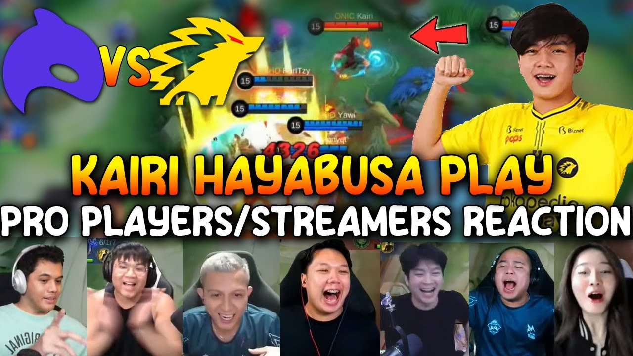 MINDBLOWING🤯 PRO PLAYERS REACTION TO KAIRI's HAYABUSA OUTPLAY TO ECHO...