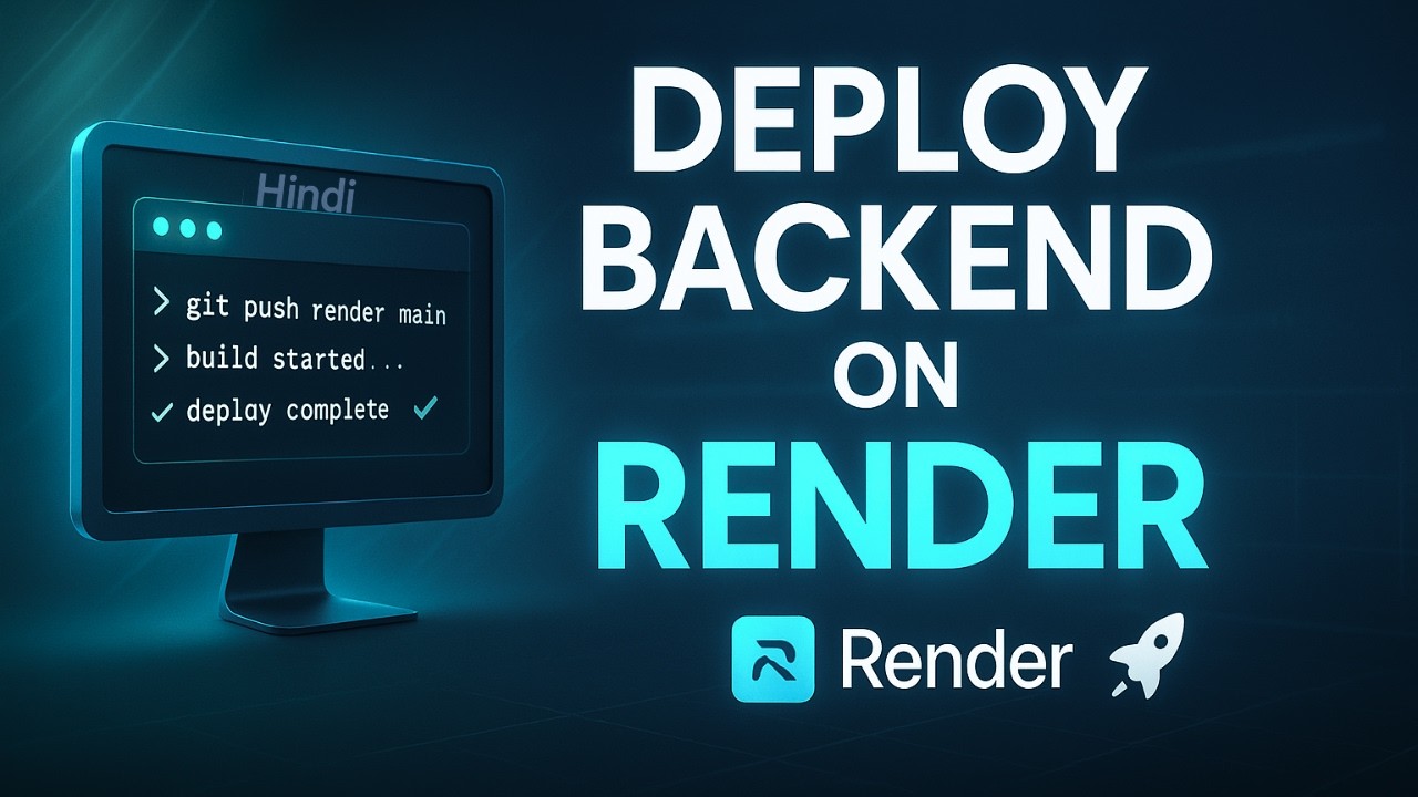 Как развернуть бэкенд для рендеринга | Размещайте проекты Node.js и Express.js на Render БЕСПЛАТН...