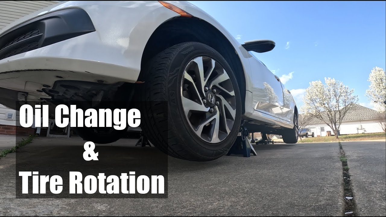 10th Gen Honda Civic - Oil Change & Tire Rotation