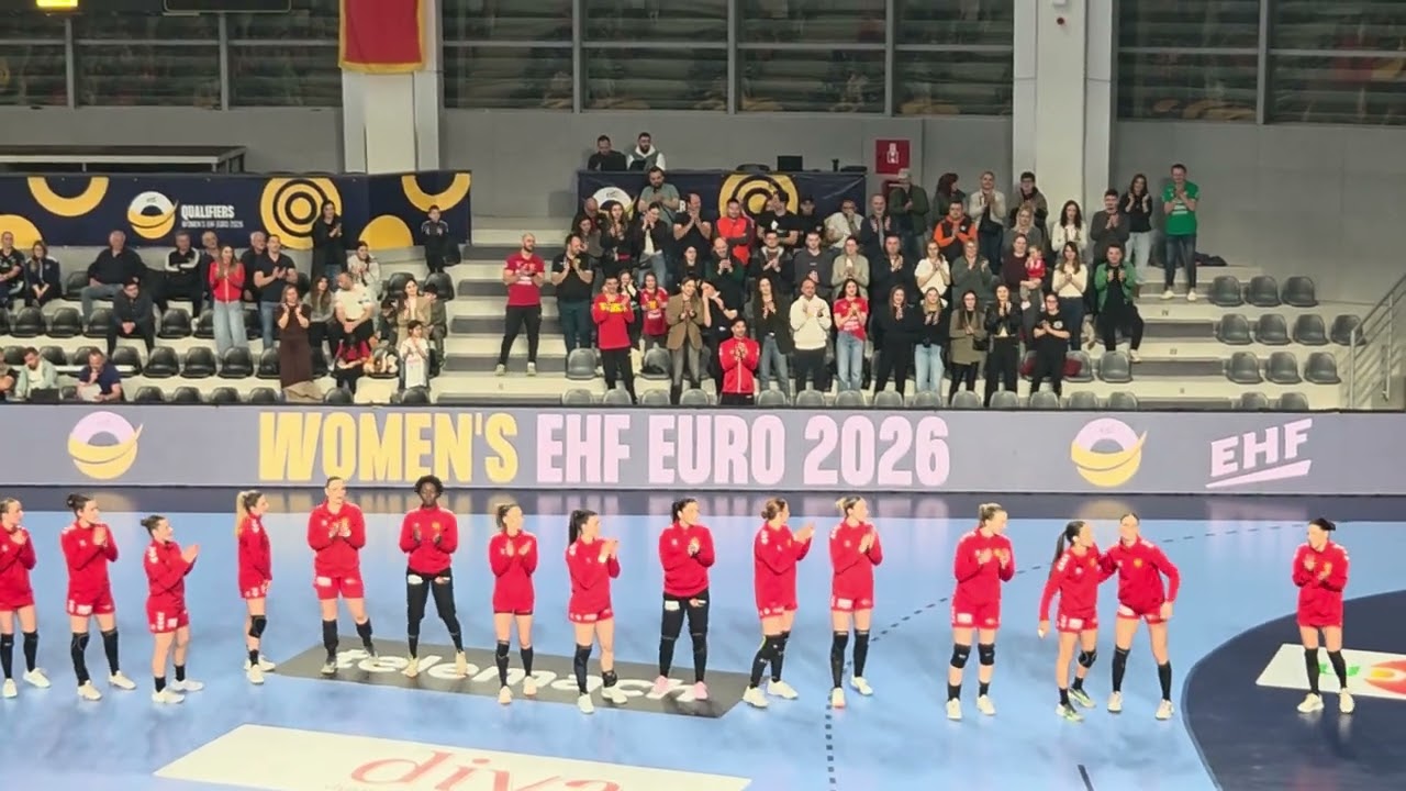 Crna Gora - Island 33:24 08/03/2026 kvalifikacije ehf EURO 2026 Ž Montenegro Iceland MNE ISL 🇲🇪 🇮🇸