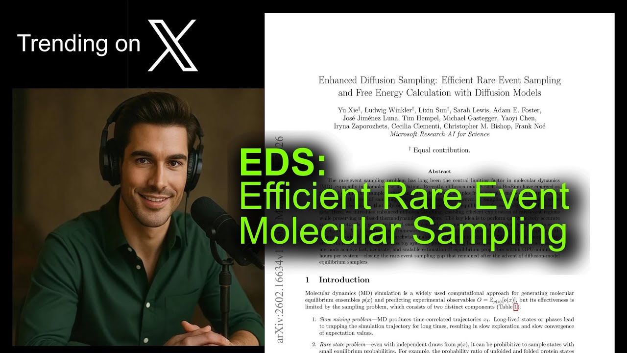 EDS: Efficient Rare Event Molecular Sampling