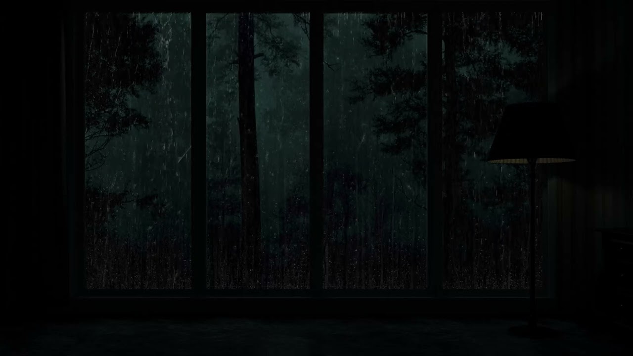 Endless Forest Rain & Thunder ASMR | Powerful Sleep Sounds for Deep Relaxation and Stress Relief