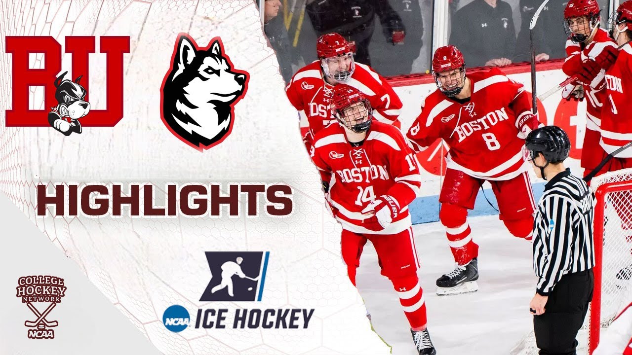 Boston University vs Northeastern | NCAA College Hockey Highlights | December 13, 2025