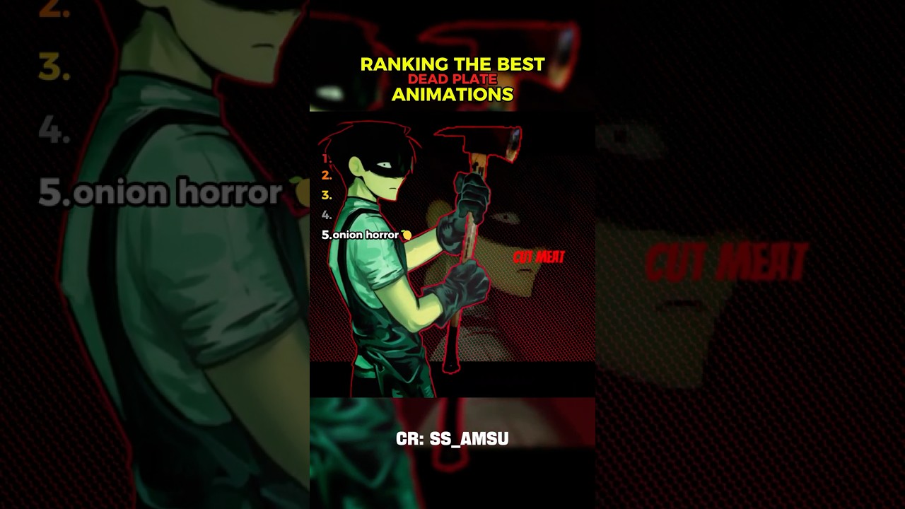 Ranking The Best Dead Plate Animation #deadplate #animation #ranking #animationmeme #tweening