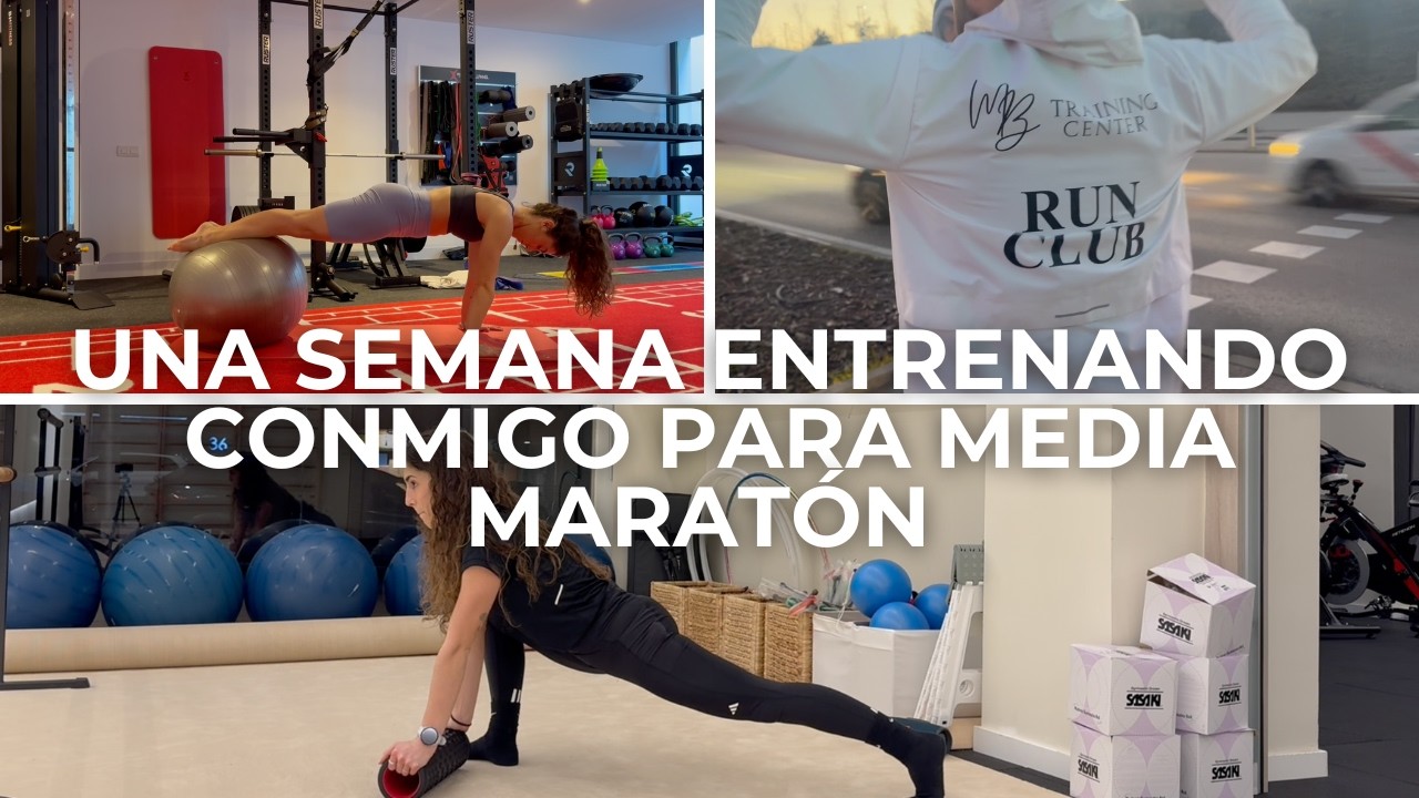 UNA SEMANA ENTRENANDO CONMIGO PARA MEDIA MARATÓN LESIONADA 😢